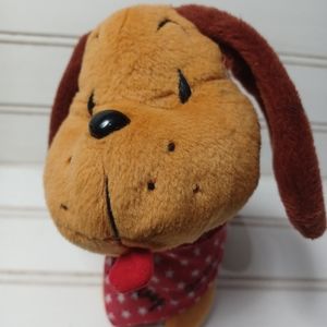 1998 New 6" Biscuit & Gravy Dogs Bean Plush Animal Toys Bob Evans Farms. Conditi